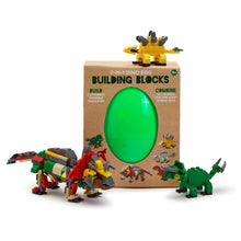 Load image into Gallery viewer, Cupcakes &amp; Cartwheels 7-n-1 Dino Egg Building Blocks

