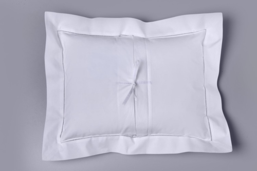 Edward Boutross White Hemstitched Pillow w/Insert