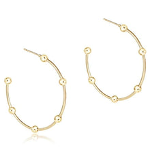 Load image into Gallery viewer, Enewton Beaded Simplicity Post Hoop
