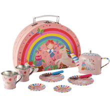 Load image into Gallery viewer, Floss &amp; Rock Rainbow Fairy Tin Tea Set
