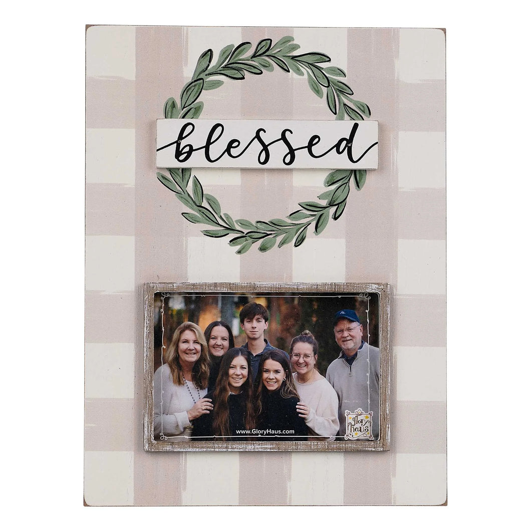 Glory Haus Wreath Blessed Frame