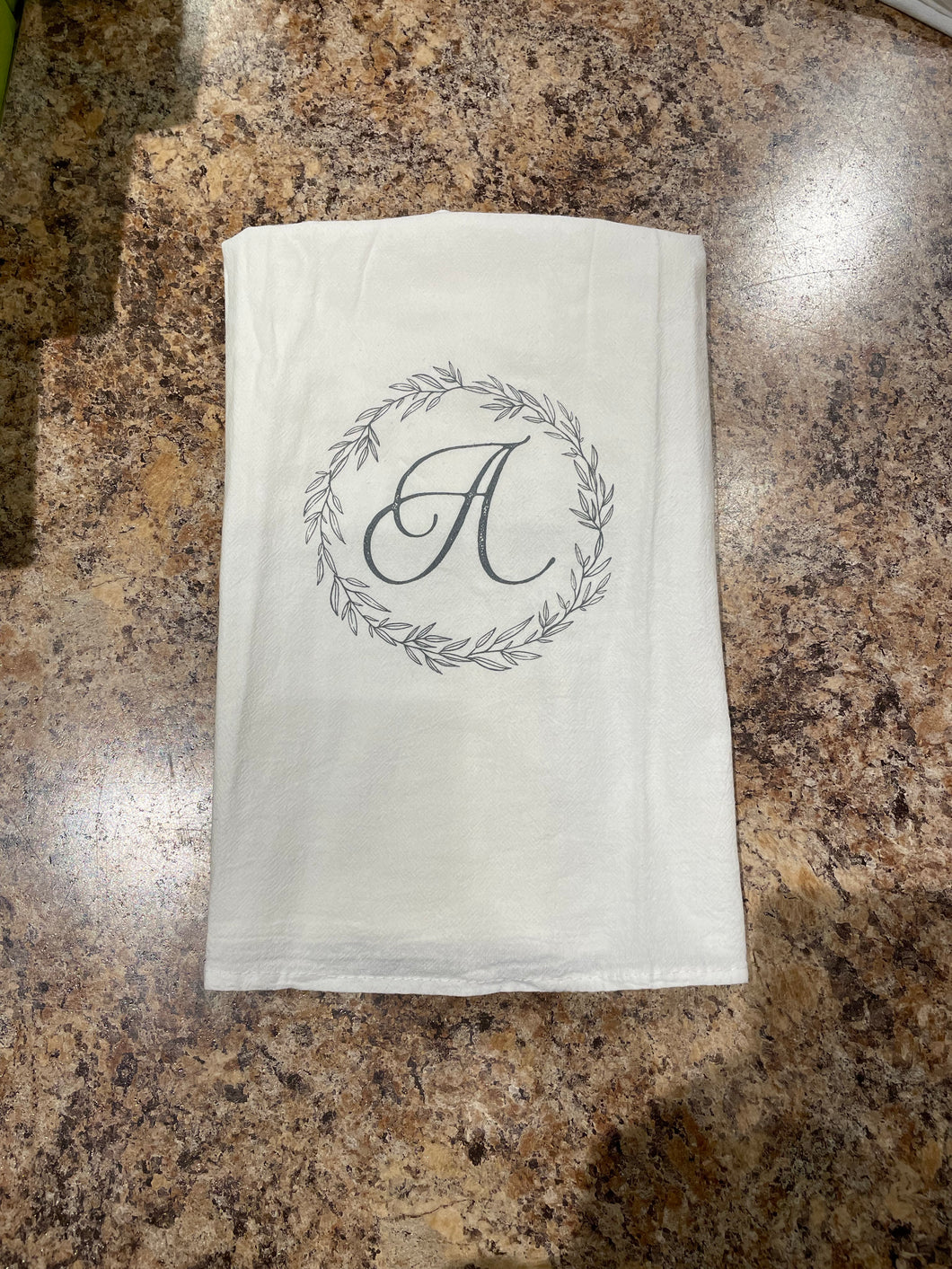 Clairmont Initial Tea Towel