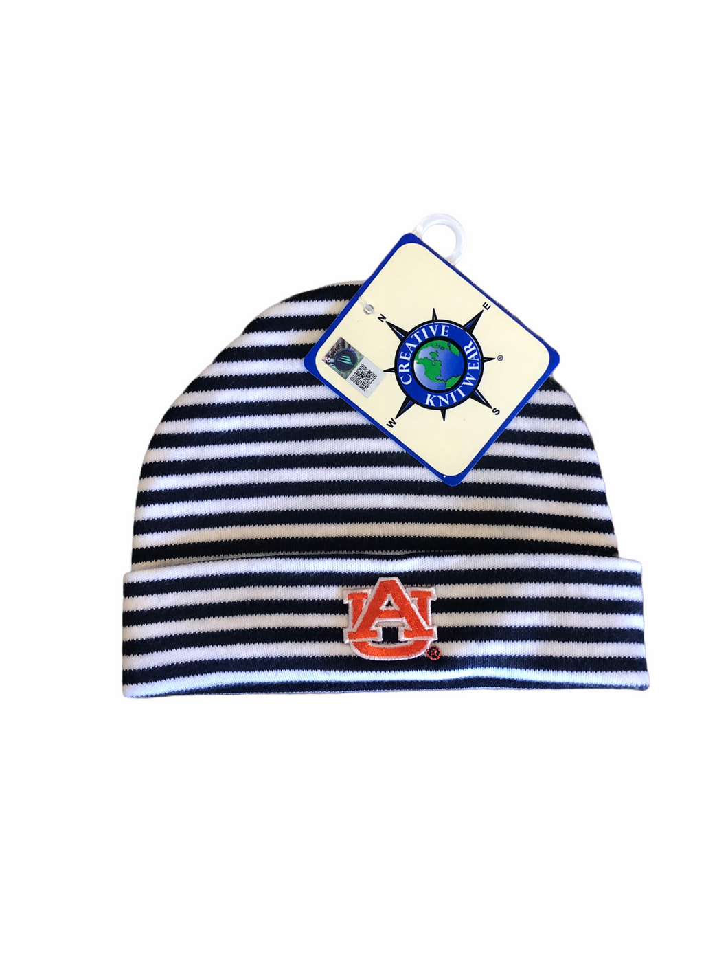 Auburn Stripe Knit Cap