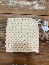 Load image into Gallery viewer, Creative Co-Op Cotton Crocheted Potholder
