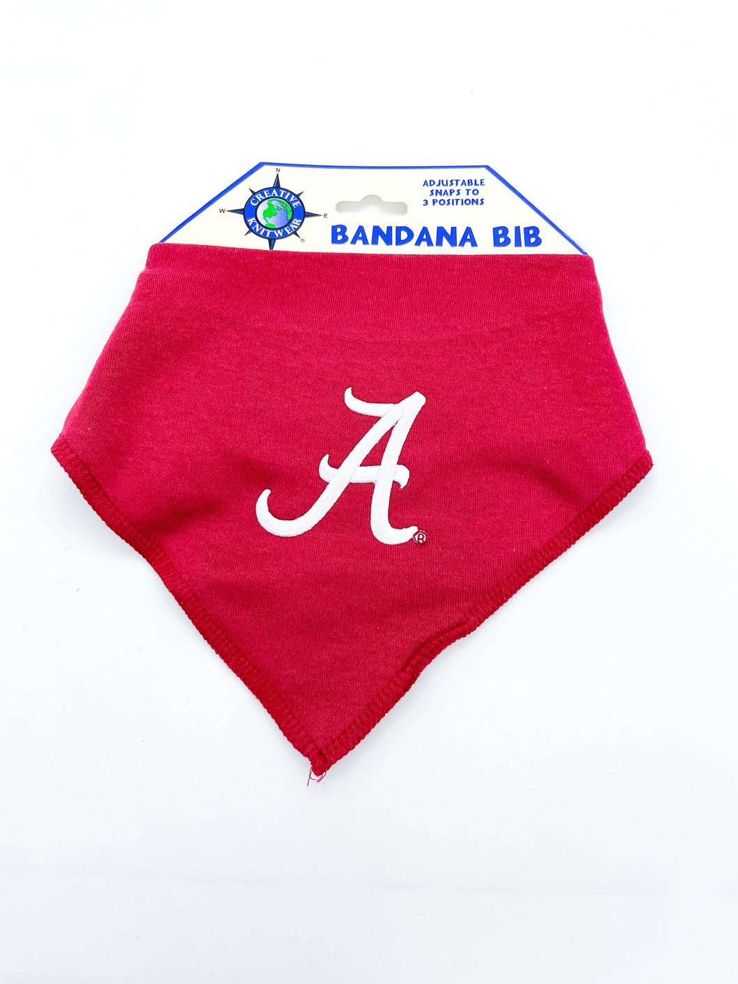 Alabama Solid Bandana Bib