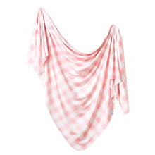 Load image into Gallery viewer, Copper Pearl Knit Swaddle Blanket
