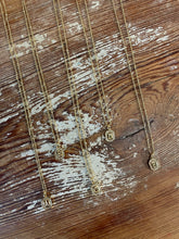 Load image into Gallery viewer, Gold Square Initial Necklace
