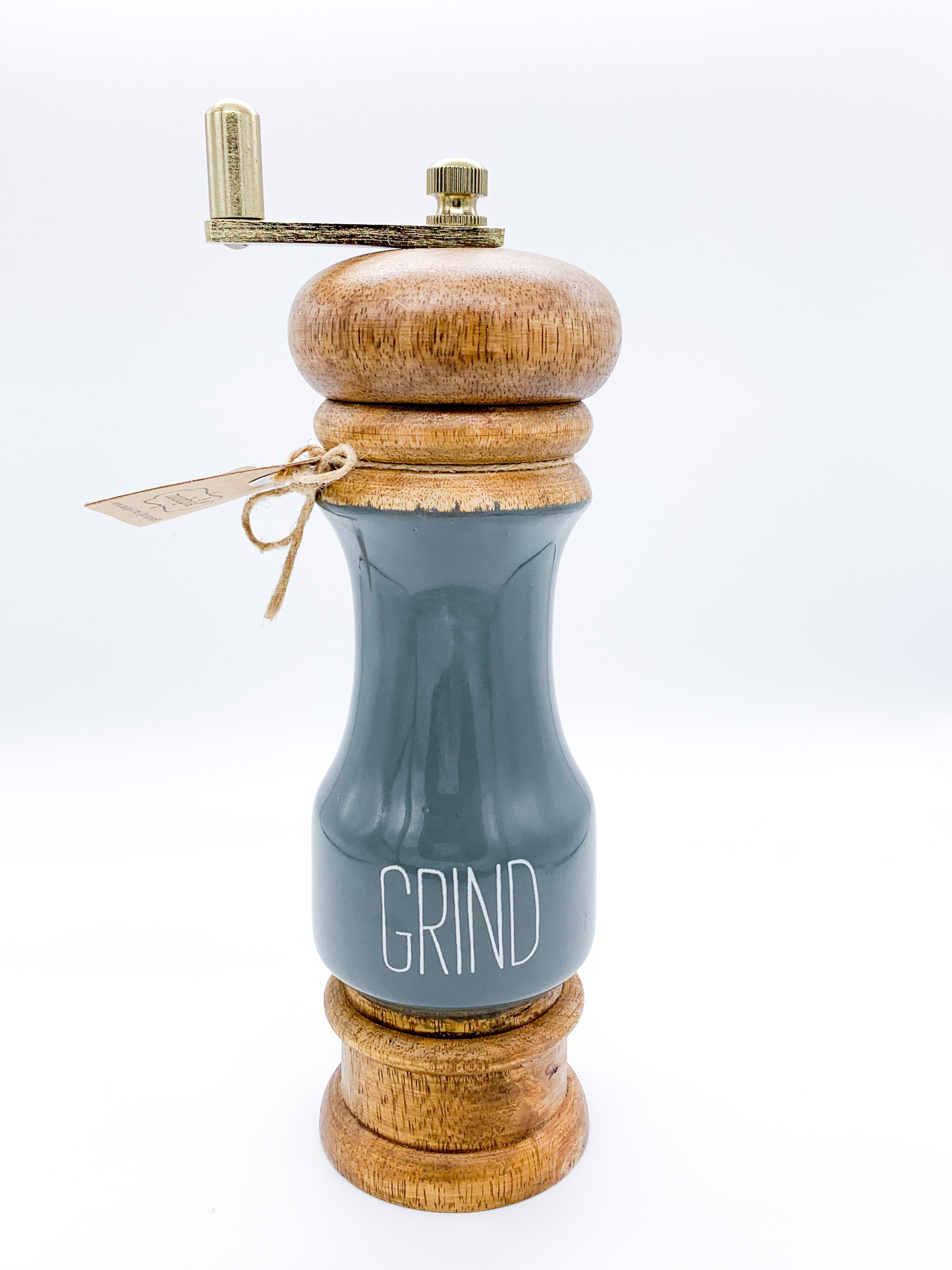 Enamel Salt Pepper Grinder Set by Mudpie