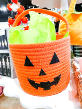 Load image into Gallery viewer, Tricked Out Halloween Hand Crafted Basket

