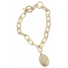 Load image into Gallery viewer, Jane Marie Gold Toggle Chain Bracelet
