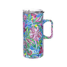 Load image into Gallery viewer, Lilly Pulitzer Stainless Steel Travel Mug w/Handle
