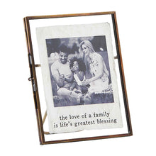 Load image into Gallery viewer, Mudpie Glass Metal Frame 3x3
