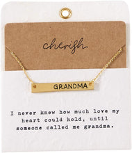 Load image into Gallery viewer, Mudpie Grandma Necklace
