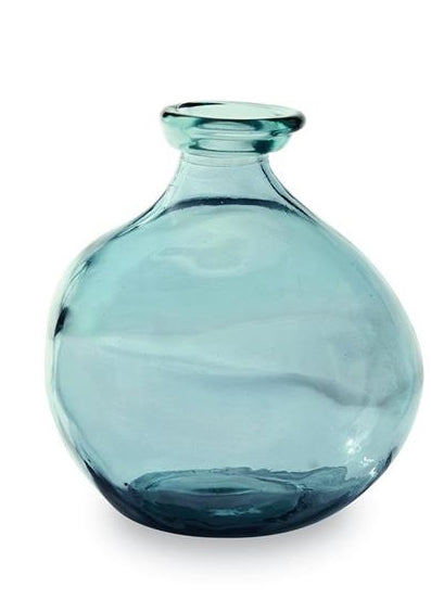 Mudpie Blue Short Vase