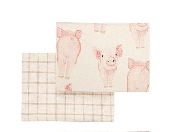 Mudpie Farm Animal Towel Set