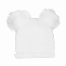 Load image into Gallery viewer, Mudpie Fur Pom Chenille Hat
