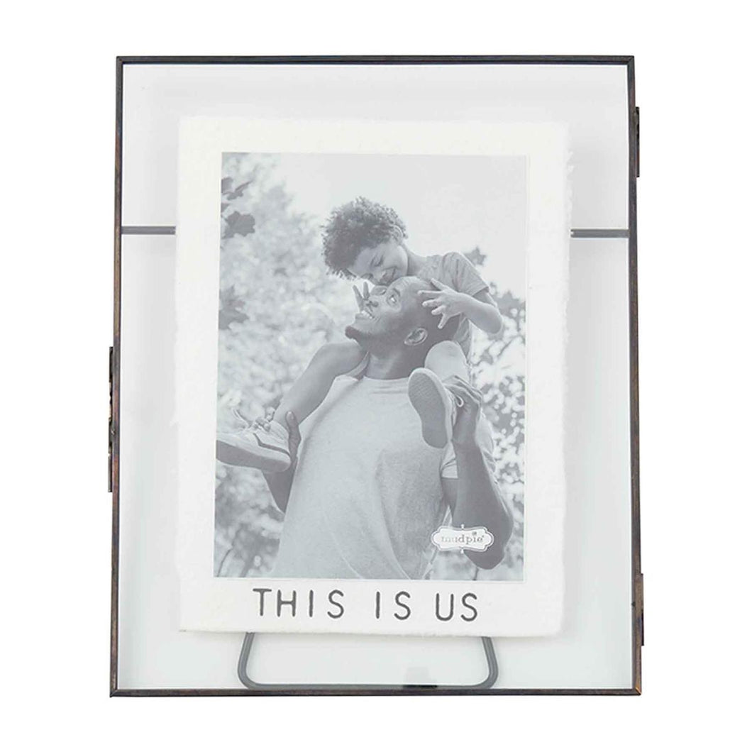 Mudpie This Is Us Glass Metal Frame