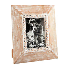 Load image into Gallery viewer, Mudpie Two Tone Beaded Frame
