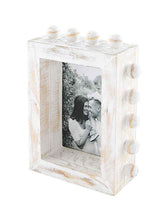 Load image into Gallery viewer, Mudpie White Beaded Block Frame
