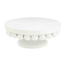 Load image into Gallery viewer, Mudpie White Beaded Pedestal
