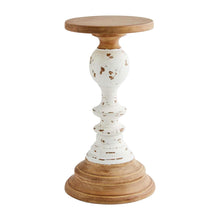 Load image into Gallery viewer, Mudpie Wooden Rustic Candle Stick
