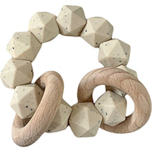 Load image into Gallery viewer, Three Hearts Abby Teething Rattle
