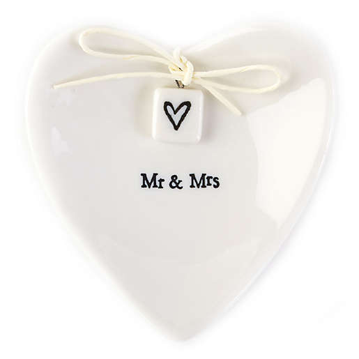 Two's Co Mr & Mrs Ring Dish